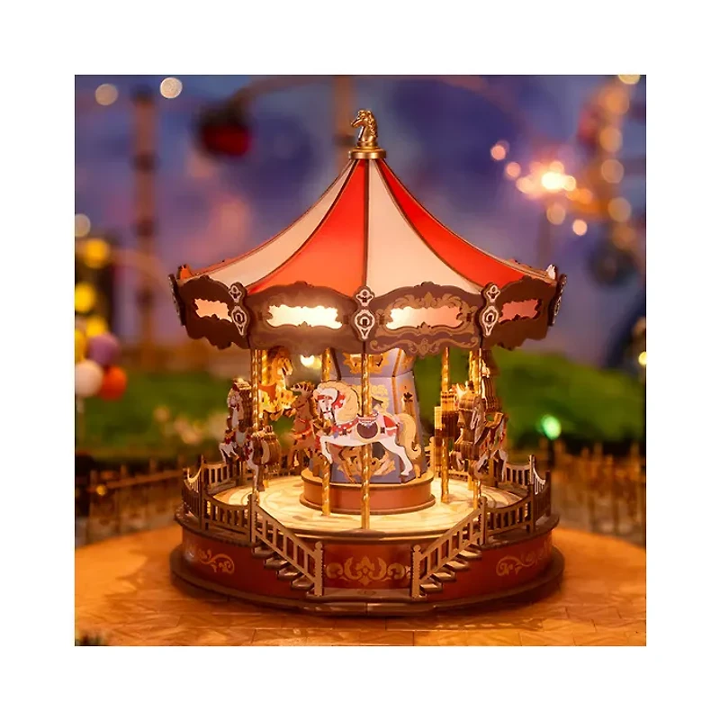 Rolife Classic Carousel 3D Wooden Puzzle