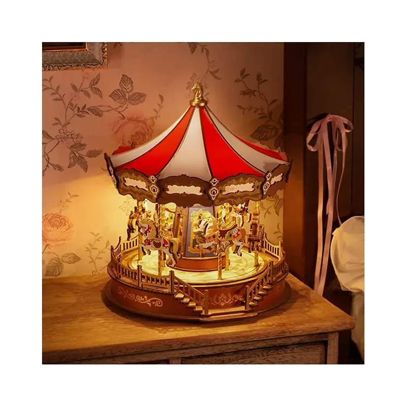 Rolife Classic Carousel 3D Wooden Puzzle