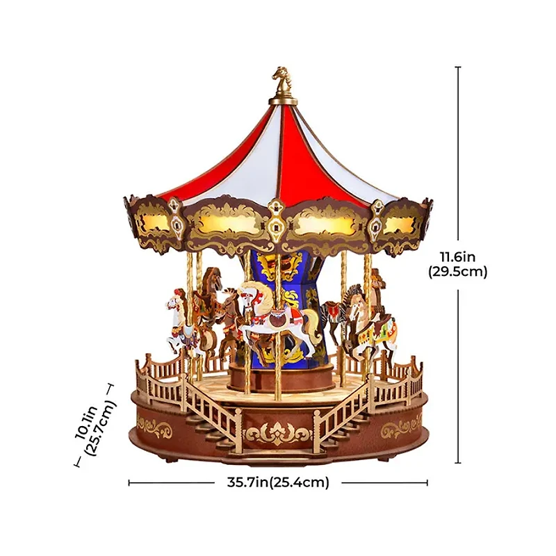 Rolife Classic Carousel 3D Wooden Puzzle