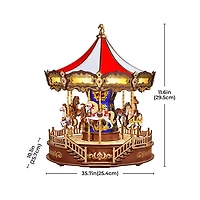 Rolife Classic Carousel 3D Wooden Puzzle