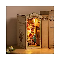 Rolife Floral Corner DIY Book Nook Shelf Insert Kit