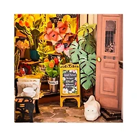 Rolife Floral Corner DIY Book Nook Shelf Insert Kit