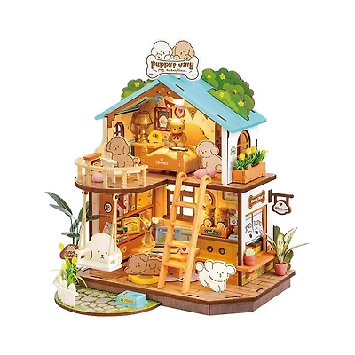 Rolife Puppy’s Cozy Villa DIY Miniature House