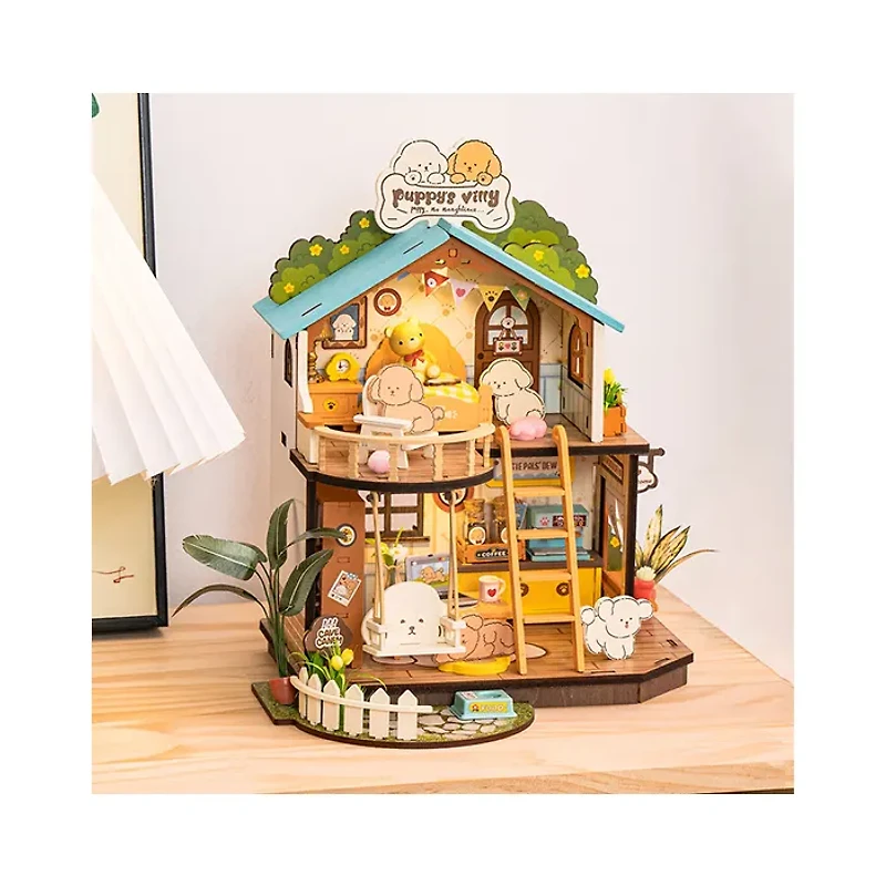 Rolife Puppy’s Cozy Villa DIY Miniature House