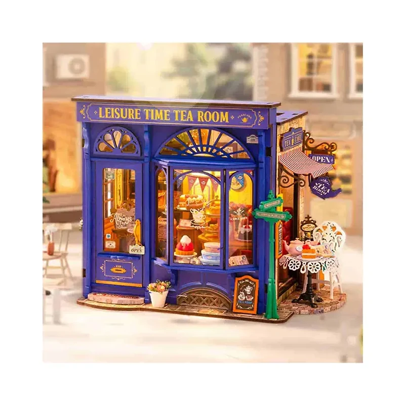 Rolife Leisure Time Tea Room DIY Miniature House