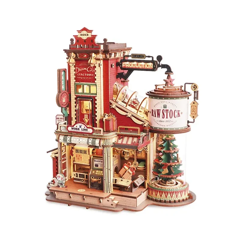 Rolife Dream Gift Factory Wooden Music Box