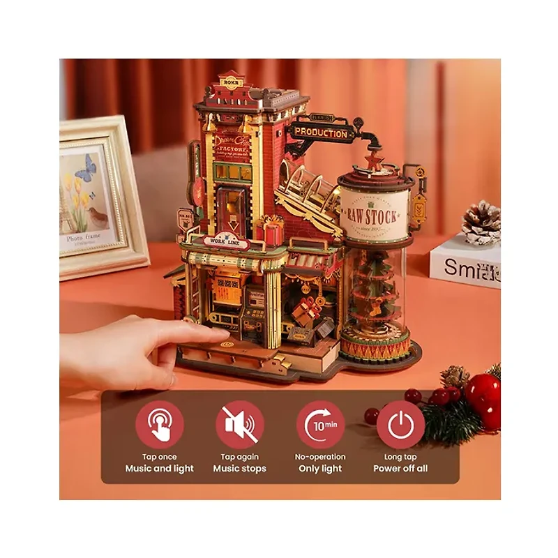 Rolife Dream Gift Factory Wooden Music Box