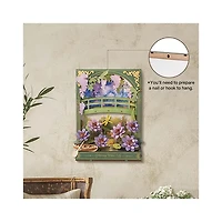Rolife Glittering Water Lily Wall Art 3D Wooden Puzzle
