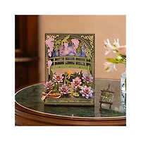 Rolife Glittering Water Lily Wall Art 3D Wooden Puzzle