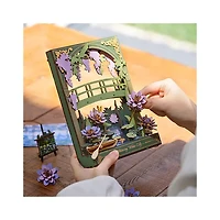 Rolife Glittering Water Lily Wall Art 3D Wooden Puzzle