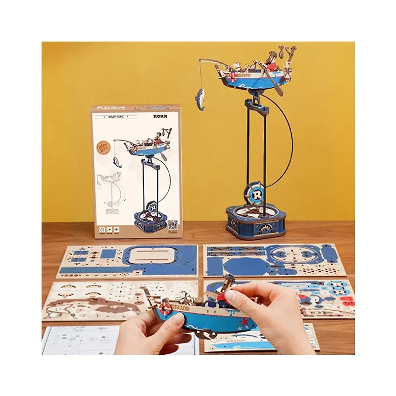 Robotime Ocean Fisher Pendulum Balance Toy 3D Puzzle
