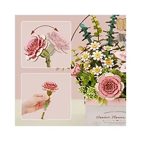 Robotime Wooden Flower Basket DIY 3D Puzzle