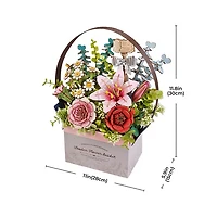 Robotime Wooden Flower Basket DIY 3D Puzzle
