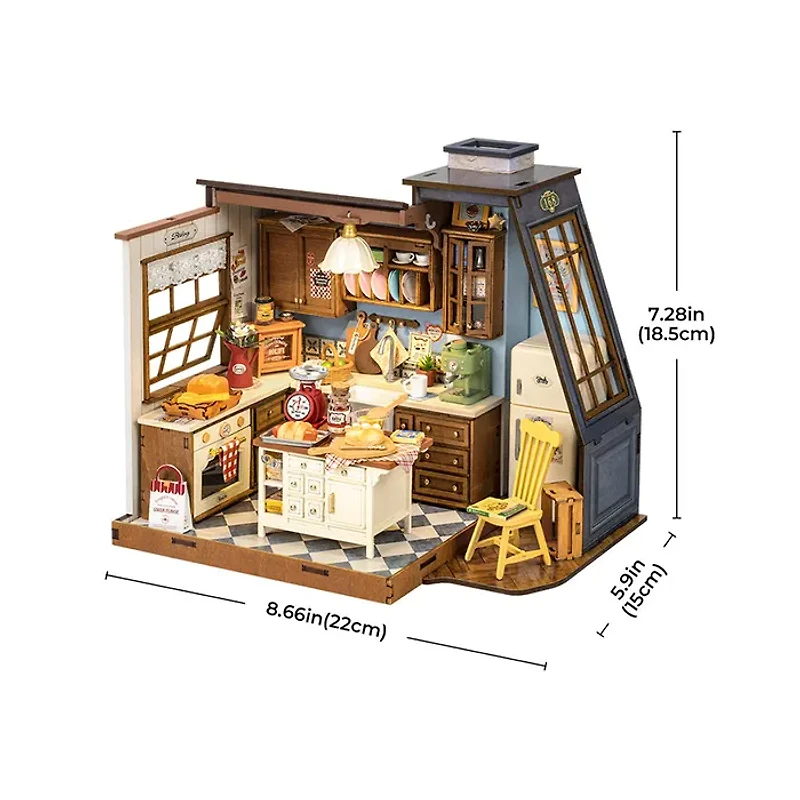 Robotime Baking Kitchen DIY Miniature House