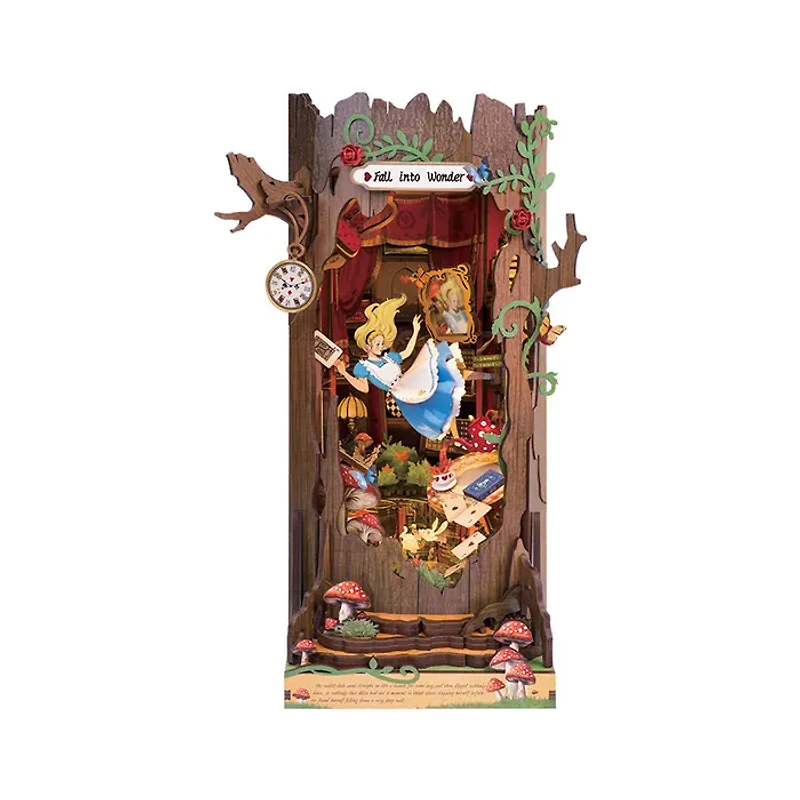 Robotime Alice Adventure DIY Book Nook Shelf Insert