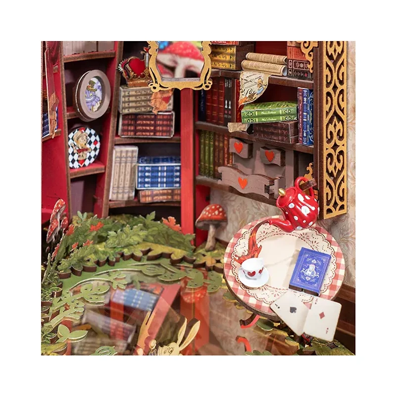 Robotime Alice Adventure DIY Book Nook Shelf Insert