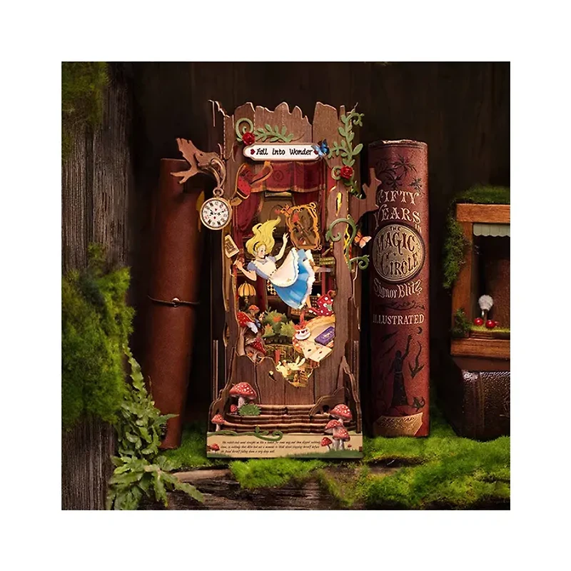 Robotime Alice Adventure DIY Book Nook Shelf Insert