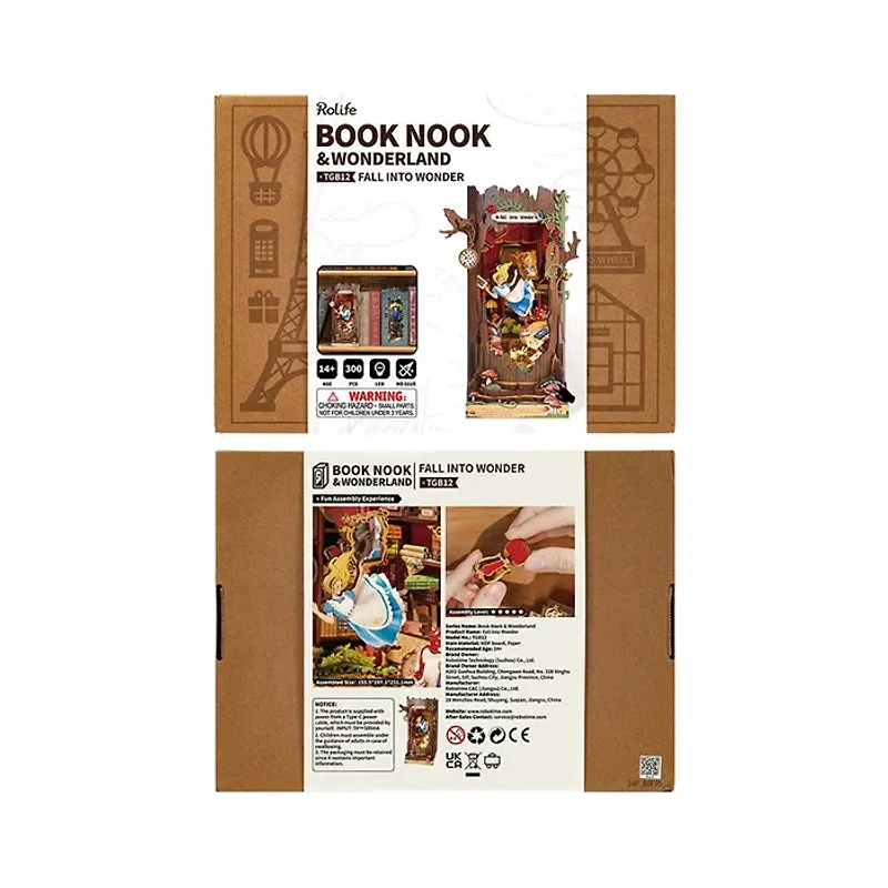 Robotime Alice Adventure DIY Book Nook Shelf Insert