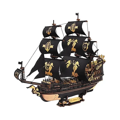 Robotime The Seahorse Barque 3D Wooden Puzzle