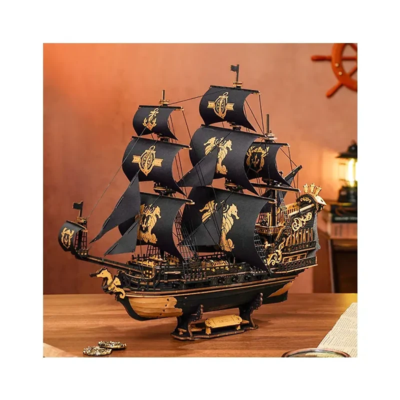 Robotime The Seahorse Barque 3D Wooden Puzzle