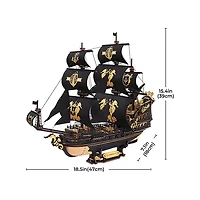 Robotime The Seahorse Barque 3D Wooden Puzzle