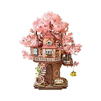 Robotime Sakura Tree House DIY Wooden 3D Puzzle