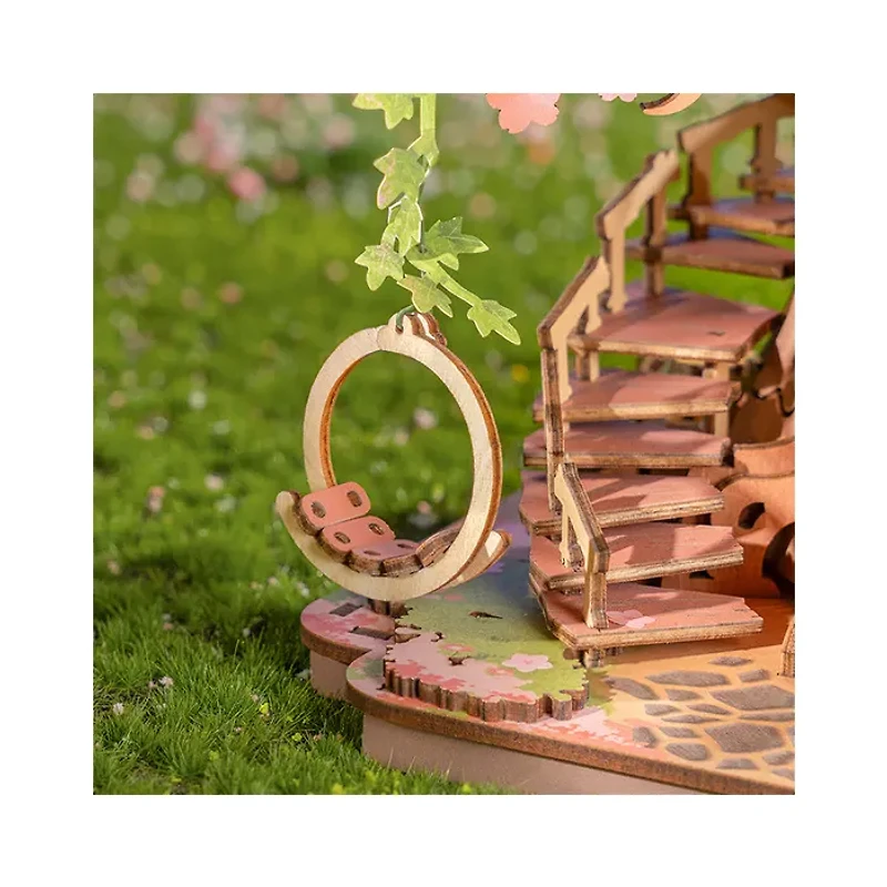 Robotime Sakura Tree House DIY Wooden 3D Puzzle