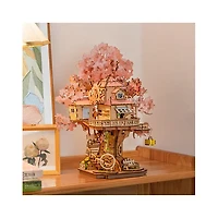 Robotime Sakura Tree House DIY Wooden 3D Puzzle