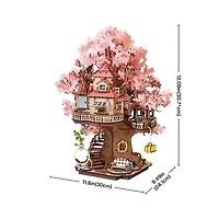 Robotime Sakura Tree House DIY Wooden 3D Puzzle