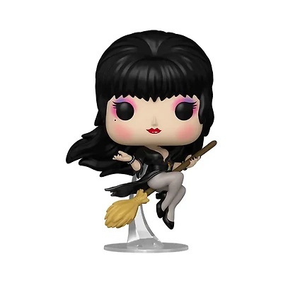 Funko Pop! Icons Elvira on Broom