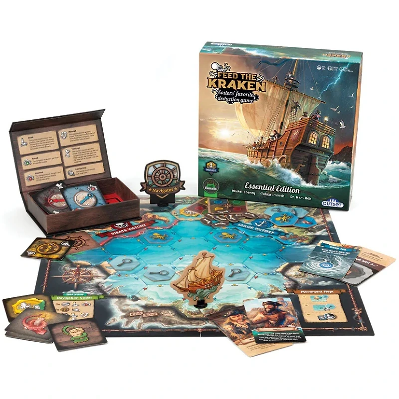 Feed the Kraken – Social Deduction Board Game