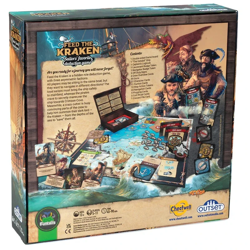 Feed the Kraken – Social Deduction Board Game