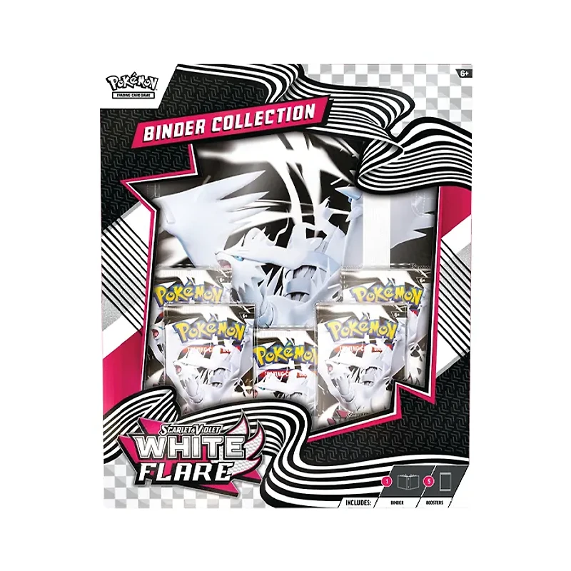 Pokemon TCG Scarlet & Violet 10.5 White Flare Binder Collection
