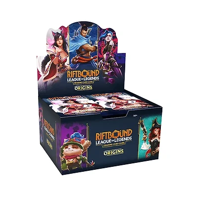 Riftbound League of Legends TCG Origins Booster Display