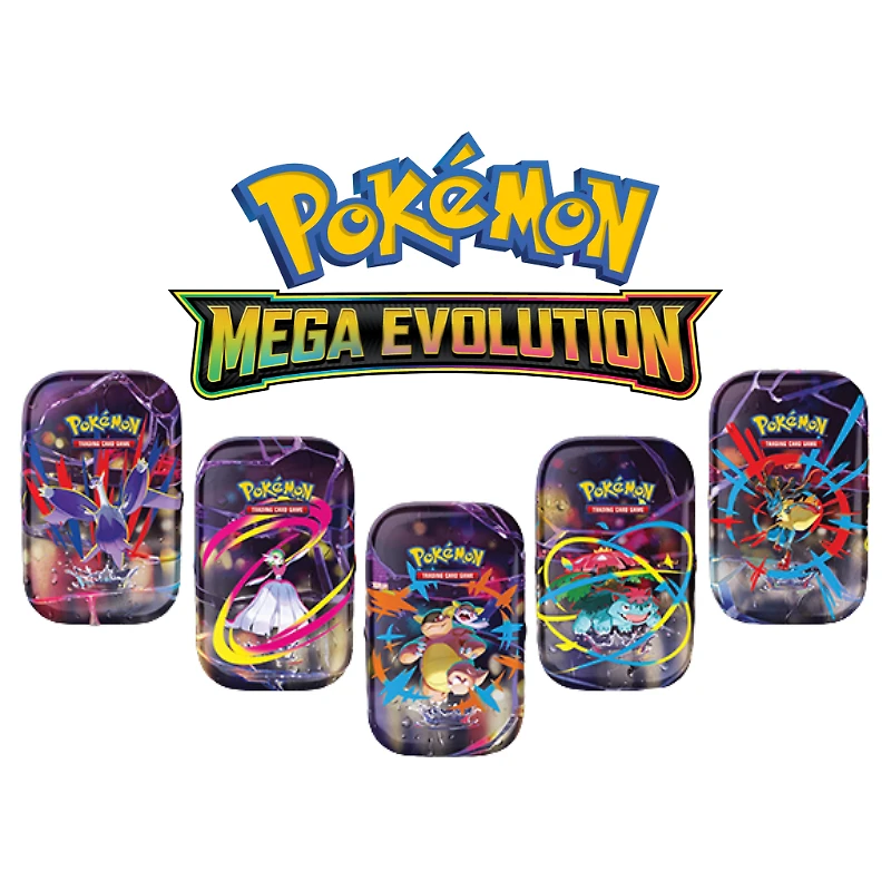 Pokémon TCG: Mega Evolution Mega Heroes Mini Tin (Random Selection)