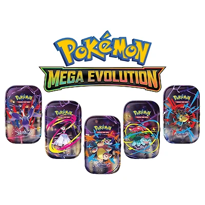 Pokémon TCG: Mega Evolution Mega Heroes Mini Tin (Random Selection)