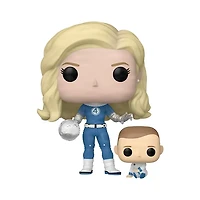 Funko Pop! & Buddy Invisible Woman & Franklin (Fantastic Four: First Steps)
