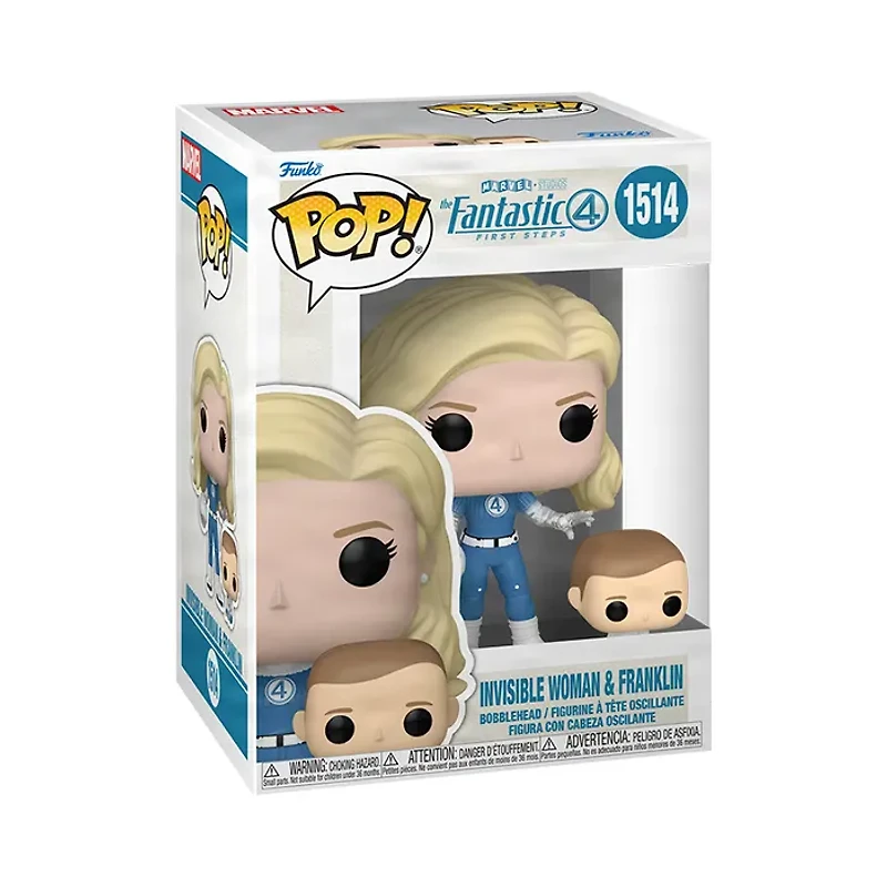 Funko Pop! & Buddy Invisible Woman & Franklin (Fantastic Four: First Steps)