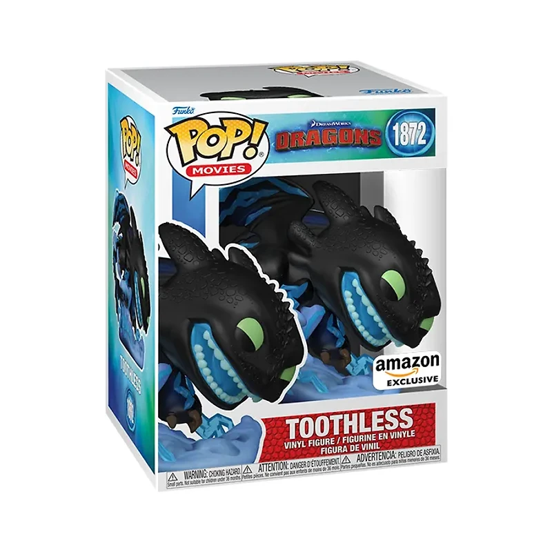 Funko Pop! Movies How to Train Your Dragon Premium Toothless (Lightning)