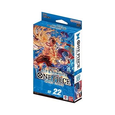 One Piece Card Game Ace and Newgate Starter Decks Display (ST-22)