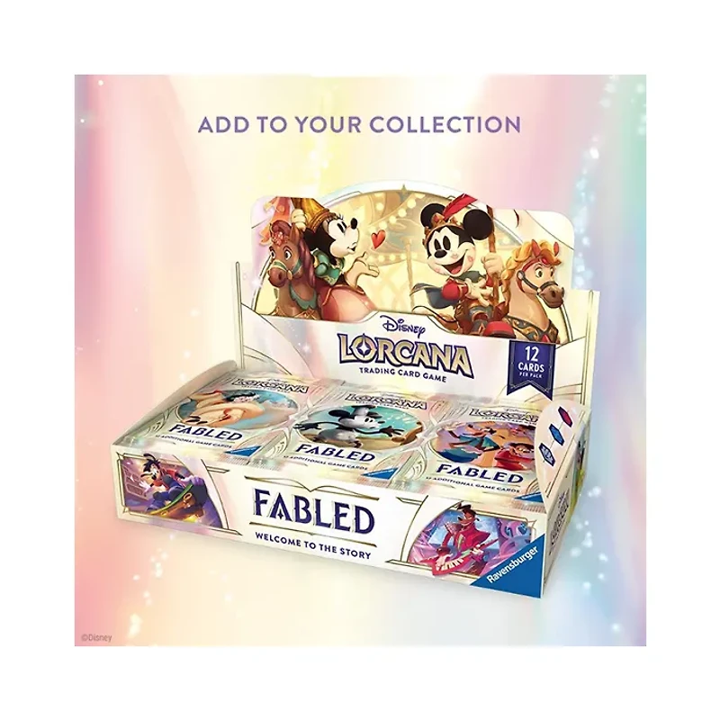 Disney Lorcana Set 9 Fabled Booster Display