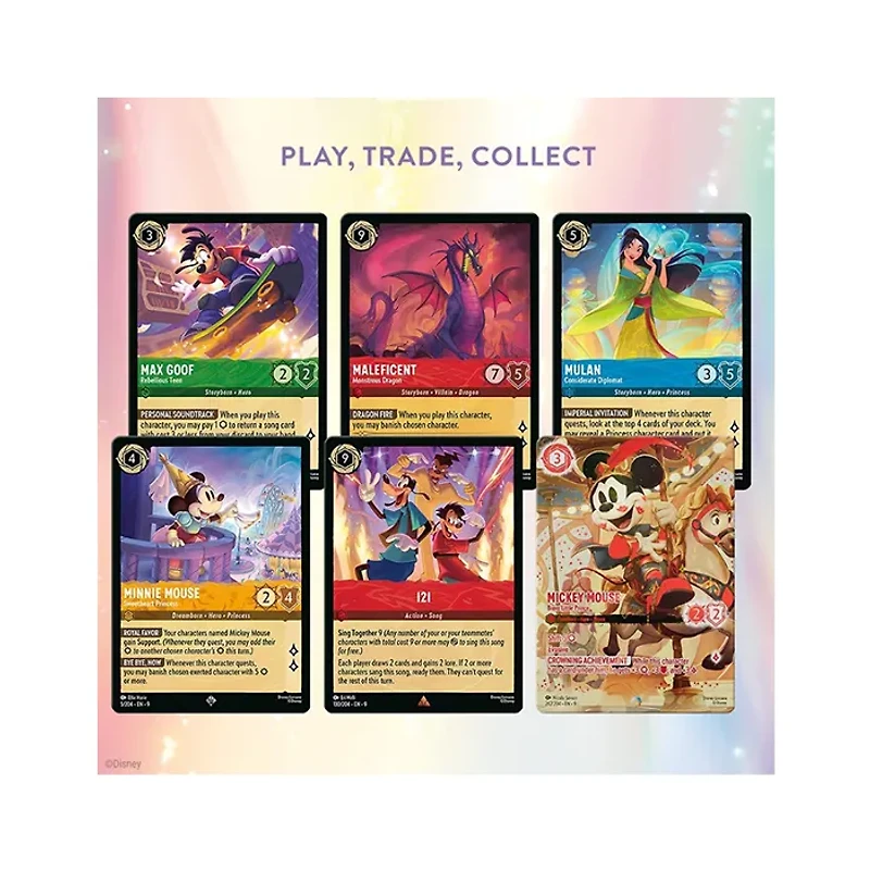 Disney Lorcana Set 9 Fabled Booster Display