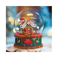 Robotime Rolife Christmas Town Music Box