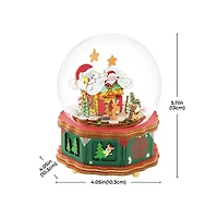 Robotime Rolife Christmas Town Music Box