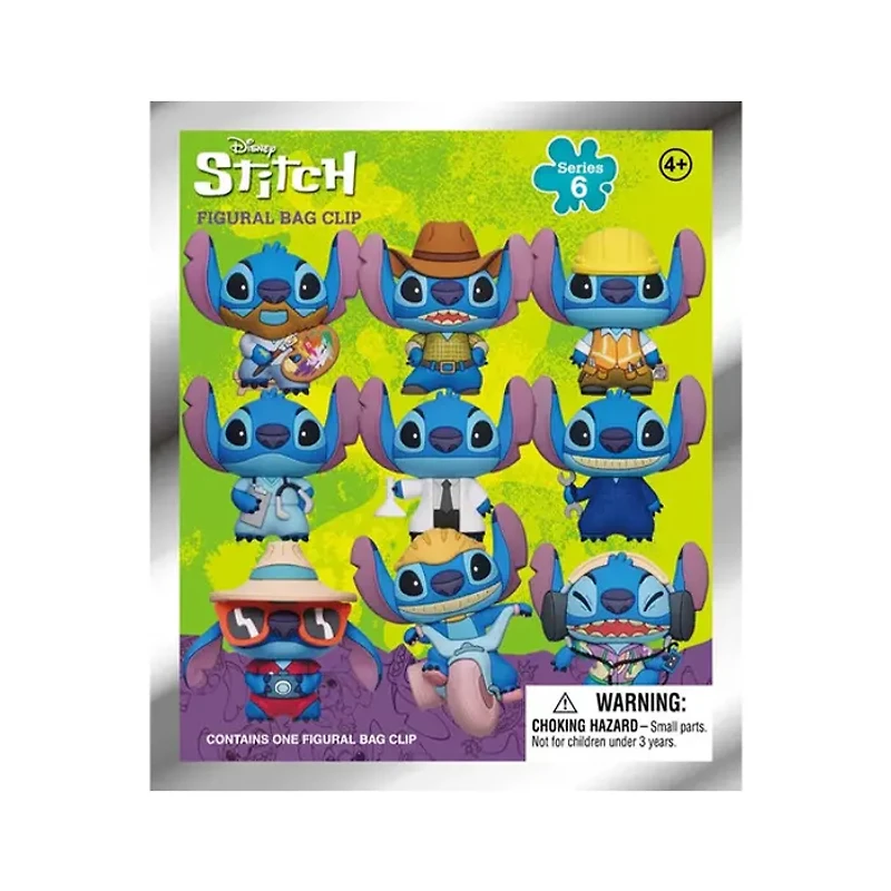Disney Lilo & Stitch 3d Figural Keyring Series 6 Blind Box