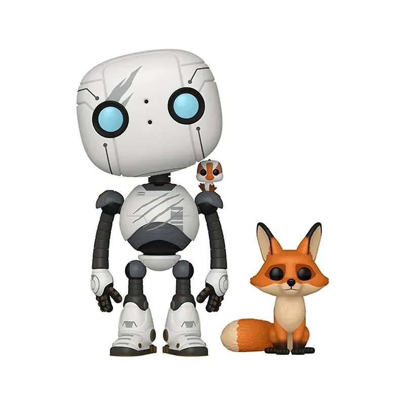 Funko Pop! Movies The Wild Robot Roz with Fink & Brightbill