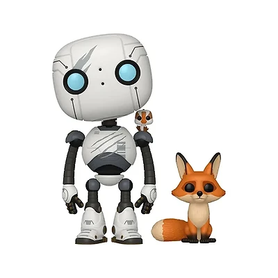 Funko Pop! Movies The Wild Robot Roz with Fink & Brightbill