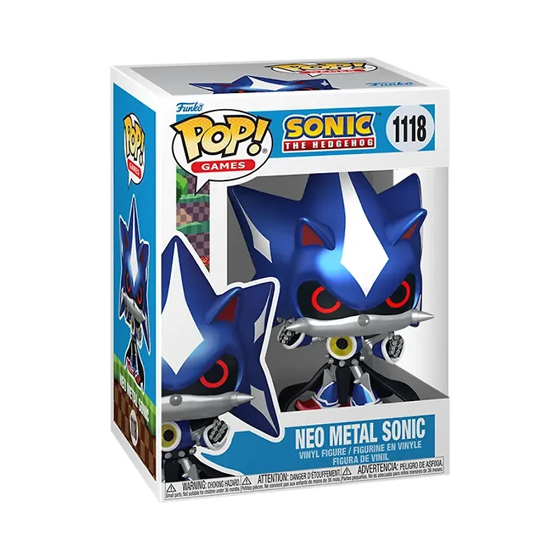 Funko Pop! Games Sonic The Hedgehog Neo Metal Sonic (Metallic)