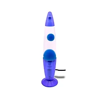 Liquid Lamp Clear Blue 13″