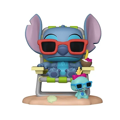 Funko Pop! Lilo & Stitch Stitch in Sunlounger Premium Entertainment Earth Exclusive